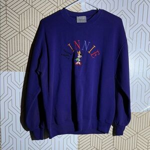 Vintage Minnie Mouse Purple Sweater